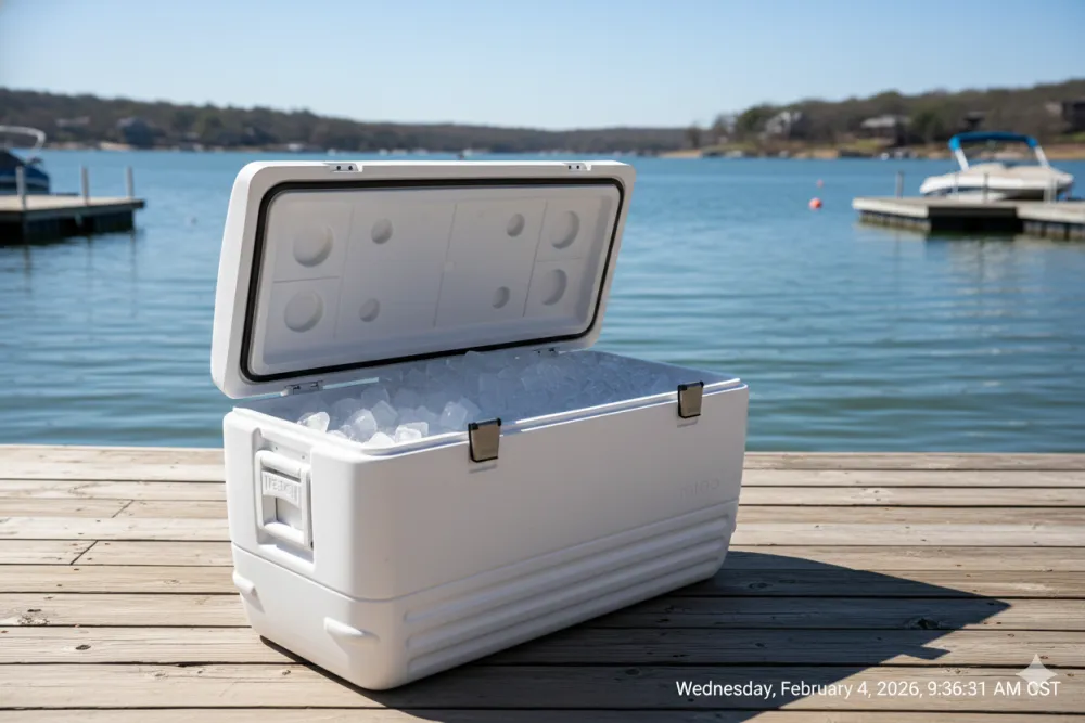 Cooler with Ice